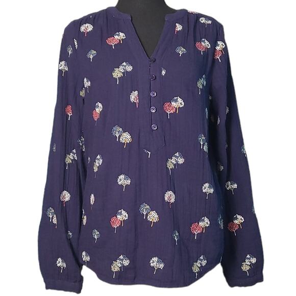 Coldwater Creek Navy top size XS - Picture 1 of 4